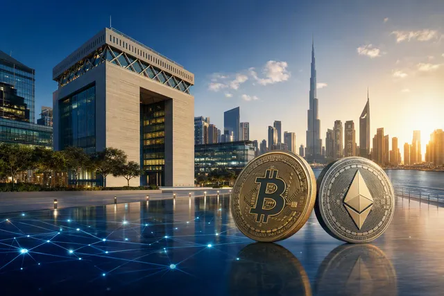Illustration of institutional Bitcoin and Ether spot trading in the United Arab Emirates