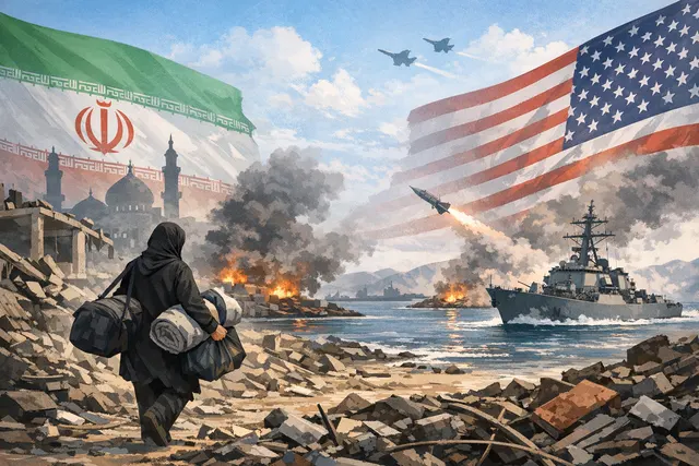 U.S. naval presence and geopolitical tension in the Strait of Hormuz amid fragile U.S.-Iran ceasefire negotiations in 2026