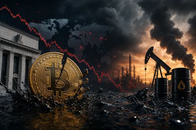 Bitcoin price falling below $79,000 amid oil price surge, inflation fears, and Federal Reserve policy shifts