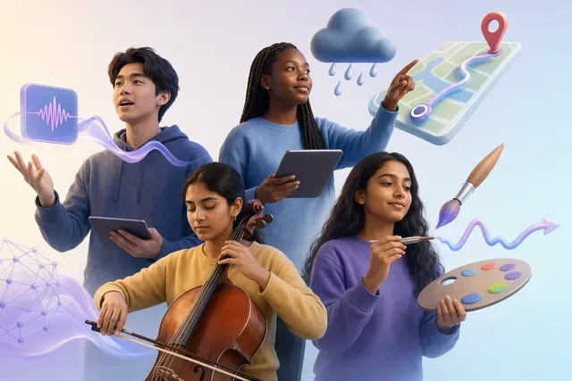 What are some AI powered accessibility apps created by Apple’s 2026 Swift Student Challenge winners, and how do they solve real world proble