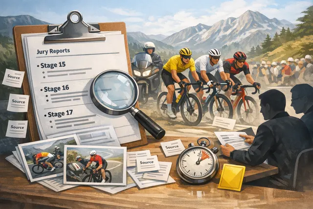 Tour de France 2026 race jury sanctions breakdown