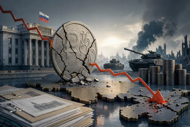 How is Russia’s federal budget deficit expected to rise from its original 2026 target to about 3% of GDP amid escalating war costs in Ukrain
