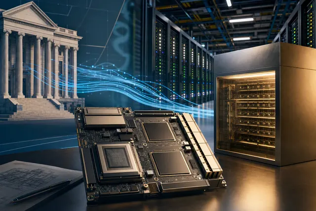 Illustrative image representing Amazon’s reported financing proposal involving Nvidia AI chips