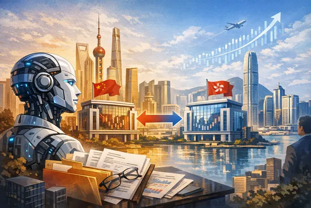 MiniMax Group logo and Shanghai skyline symbolizing the company's planned A-share dual listing