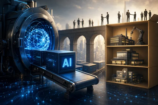 Minh họa OpenAI DeployCo đưa AI doanh nghiệp vào mạng lưới công ty private equity