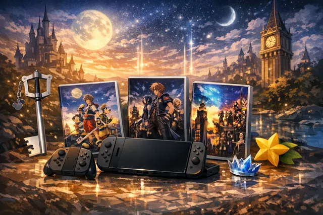 Kingdom Hearts Collection [I~III] key art on Nintendo Switch 2 and other platforms