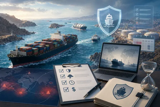 Tàu hàng đi qua khu vực eo biển Hormuz trong bối cảnh rủi ro vận tải biển tăng cao