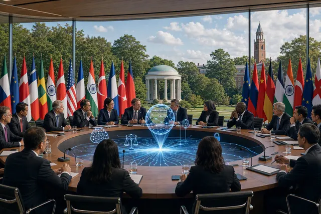 What happened at the September 1–2, 2026 G20 technology meeting in North Carolina, where the United States urged member countries to take a