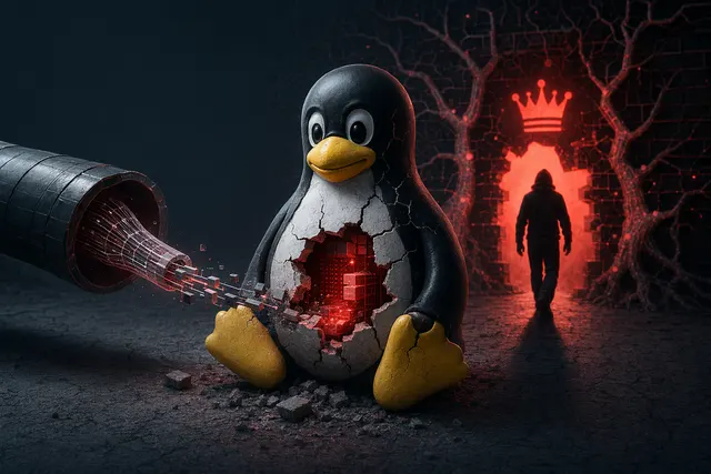 Illustration representing Linux kernel security vulnerabilities affecting system privileges