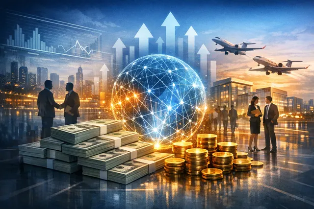 Morpho DeFi protocol funding round visualization with institutional finance branding