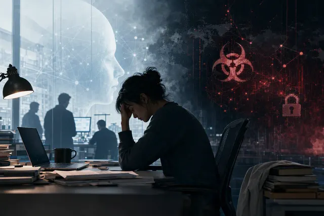 Why are AI safety researchers at the UK AI Safety Institute and leading labs such as Anthropic, OpenAI, and Google DeepMind taking sick leav