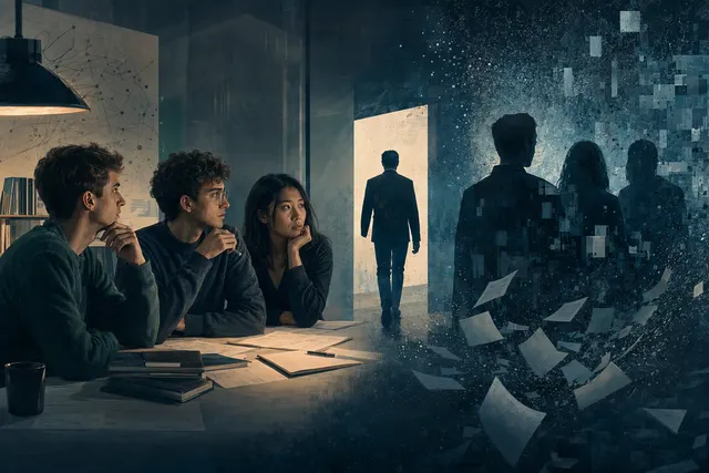 Editorial illustration representing the dispute over the dismissal of three OpenAI safety researchers