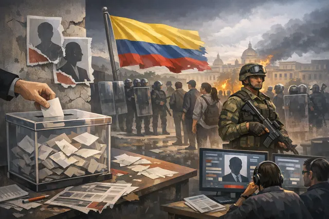 my friend just told me that they just had an election in colombia and it was really bad. can you tell me more about it?