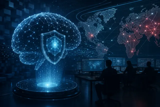 Abstract cybersecurity-themed illustration representing OpenAI’s restricted GPT-5.4-Cyber model