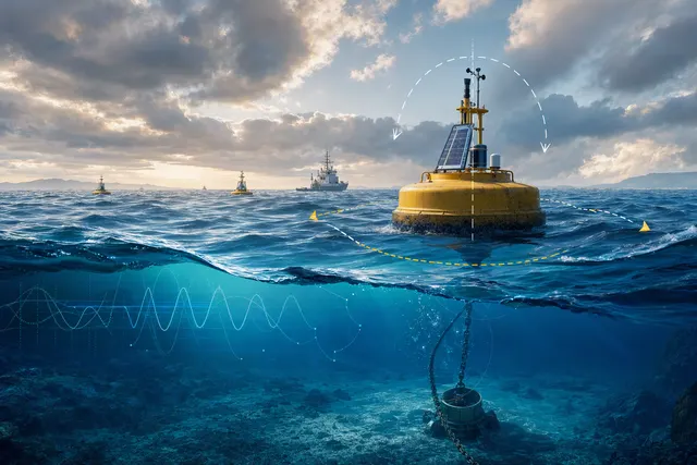 The tested angular response range represents finite low frequency angular motion, which is relevant to floating sensor platforms, ocean buoy